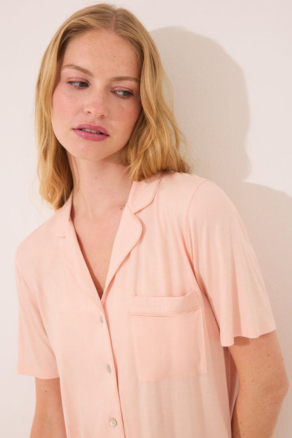 Women Secret_Orange Viscose Classic Pyjamas_3599224_67_03