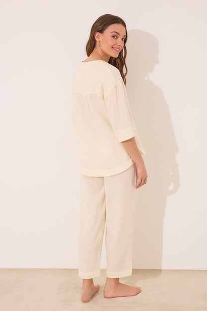 Women Secret_Muslin Classic Pyjamas 100% White Cotton_3599229_96_07