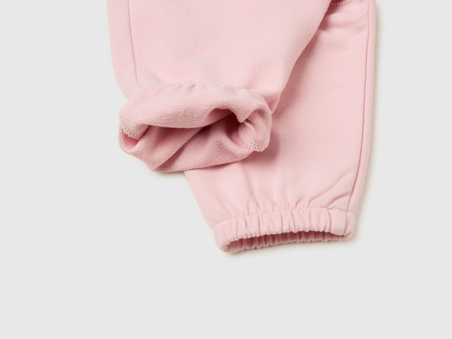 Benetton Pink Newborn Trousers with Embroidery on The Back SKU: 35FNAF029_25F Image 03