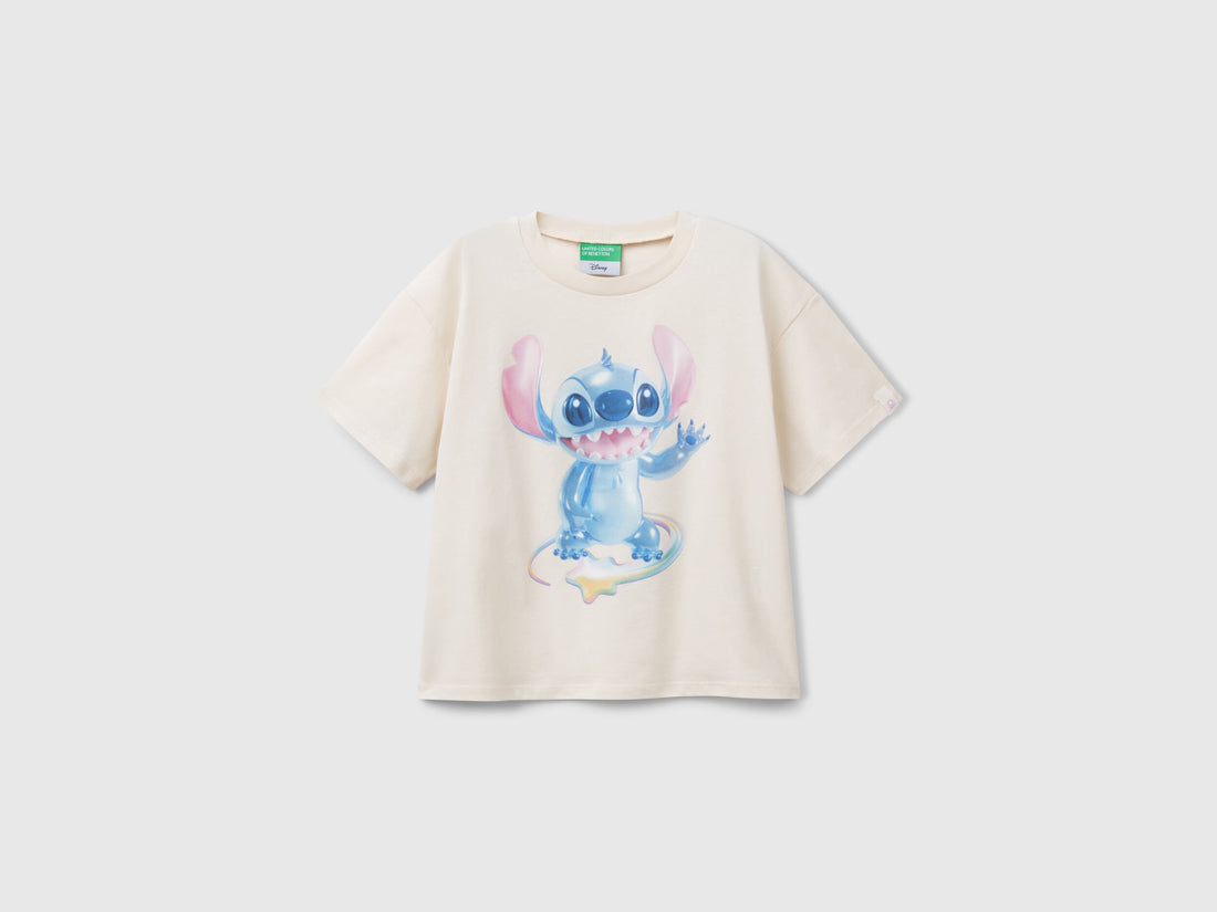Benetton_Lilo & Stitch ©Disney Boxy Fit T-Shirt_35RYC10MV_00V_01