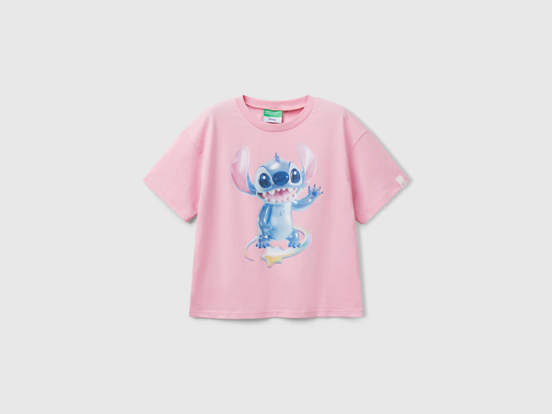Benetton_Lilo & Stitch Boxy Fit T-Shirt_35RYC10MV_09J_01