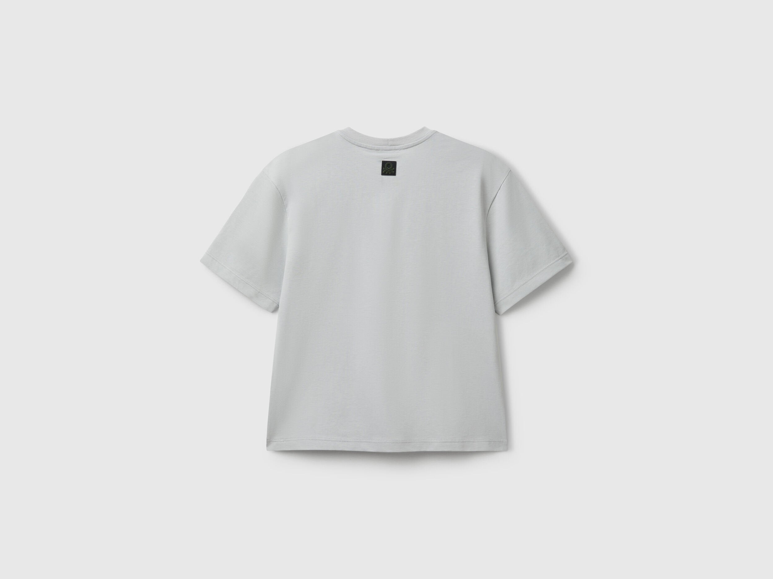 Benetton_Gray T-Shirt with Front Print_35RYC10NC_115_02