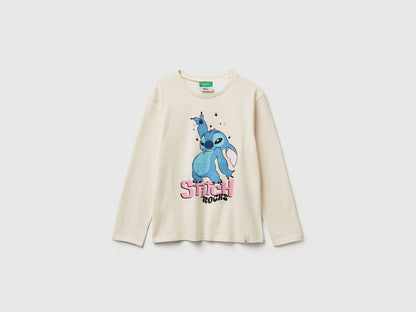 Benetton_Creamy White_Lilo &amp; Stitch ©Disney T-Shirt_35RYC10Q7_0R2_01