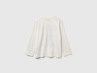 Benetton_Creamy White_T-Shirt Featuring Garfield ©2025 By Paws, Inc._35RYC10QA_074_02