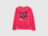 Benetton_Fuchsia_T-Shirt with Glitter Print_35RYC10QE_1A2_01