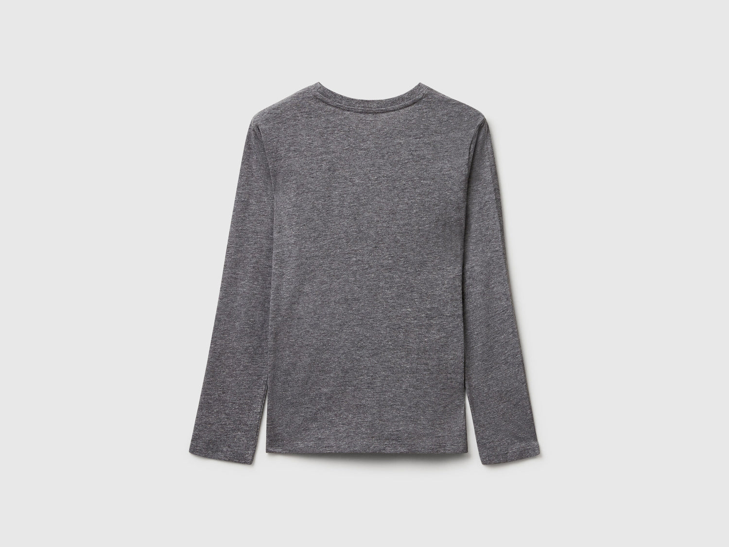 Benetton_Dark Gray_T-Shirt with Glitter Print_35RYC10QE_507_02