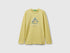 Benetton_Yellow_Cotton T-Shirt with Print_35RYC10QQ_0Y6_01