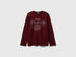 Benetton_Burgundy_Cotton T-Shirt with Print_35RYC10QQ_129_01