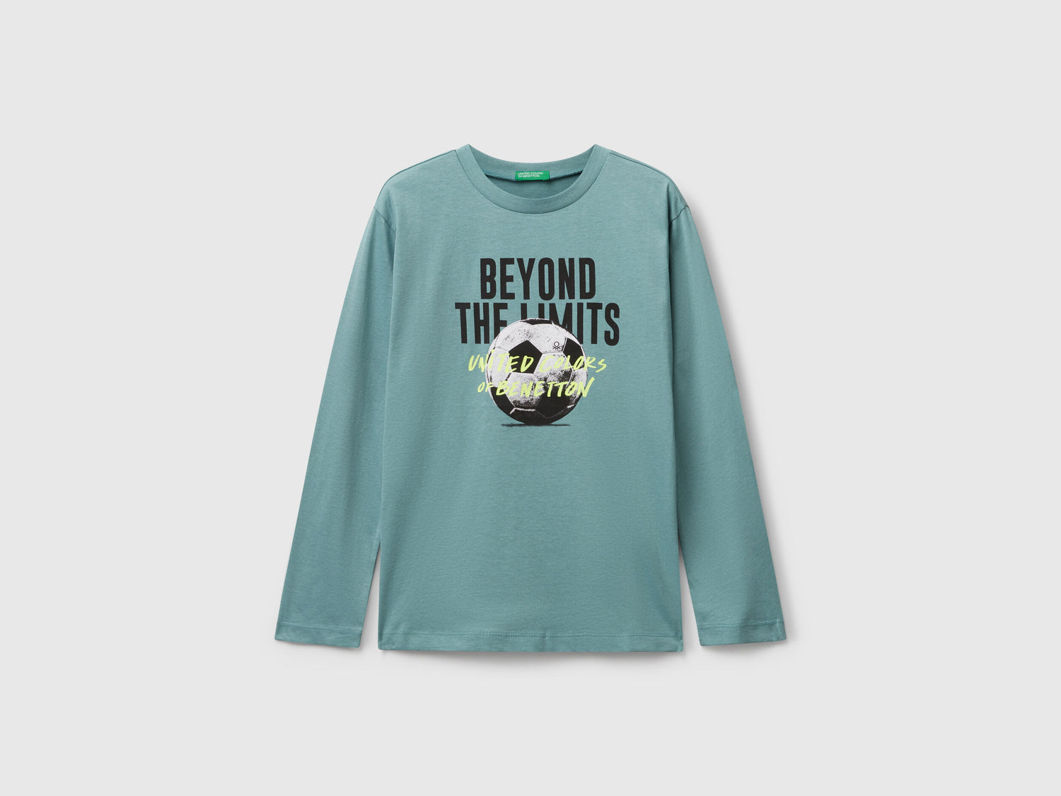 Benetton_Sky Blue_Cotton T-Shirt with Print_35RYC10QQ_33K_01