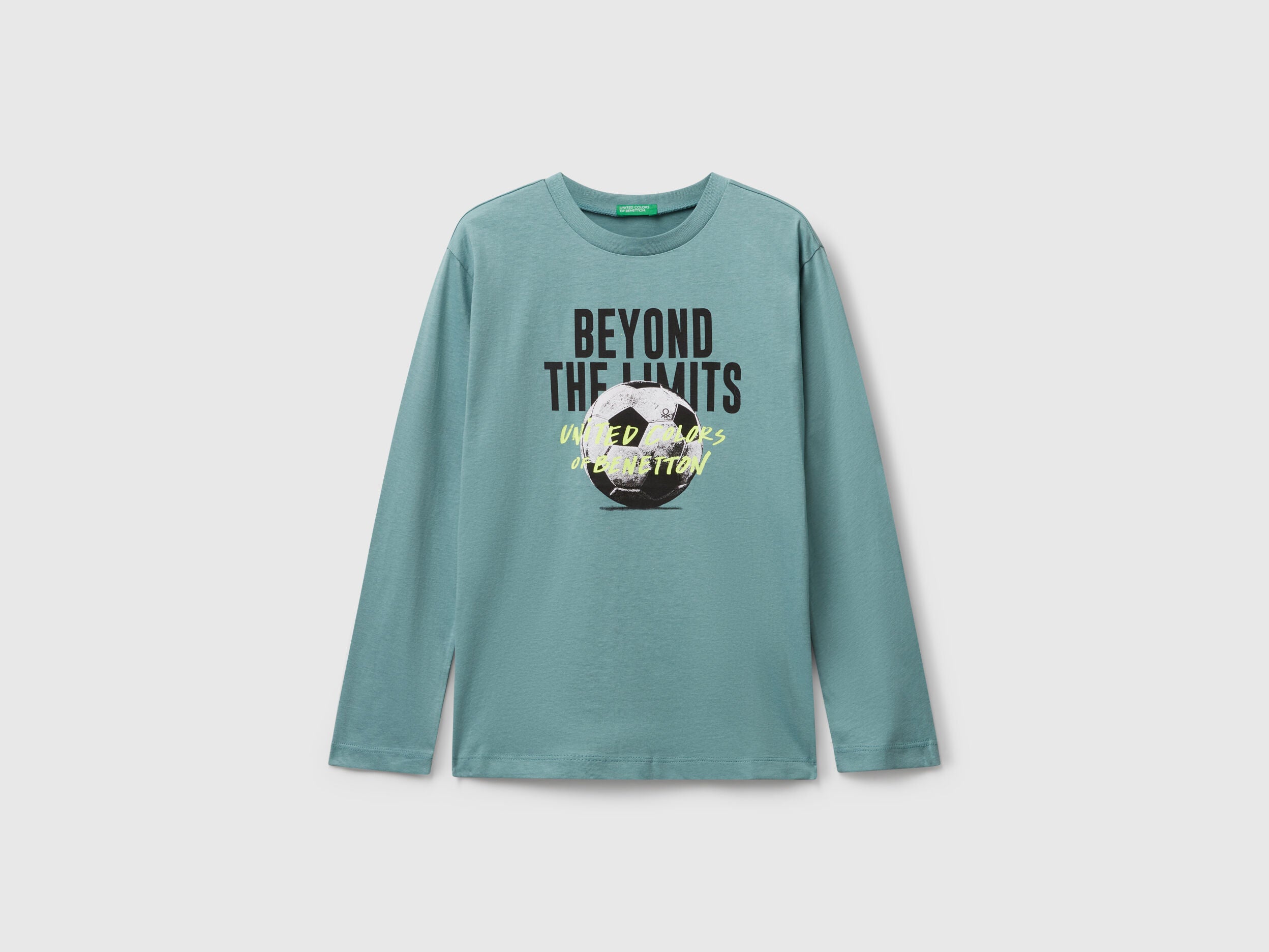 Benetton_Sky Blue_Cotton T-Shirt with Print_35RYC10QQ_33K_01