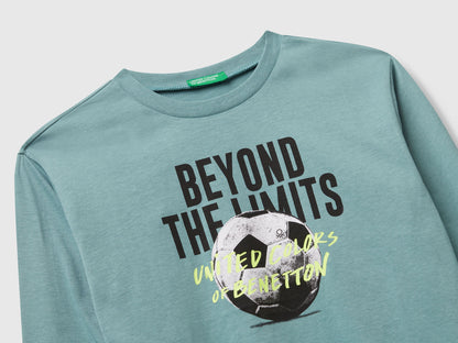Benetton_Sky Blue_Cotton T-Shirt with Print_35RYC10QQ_33K_03
