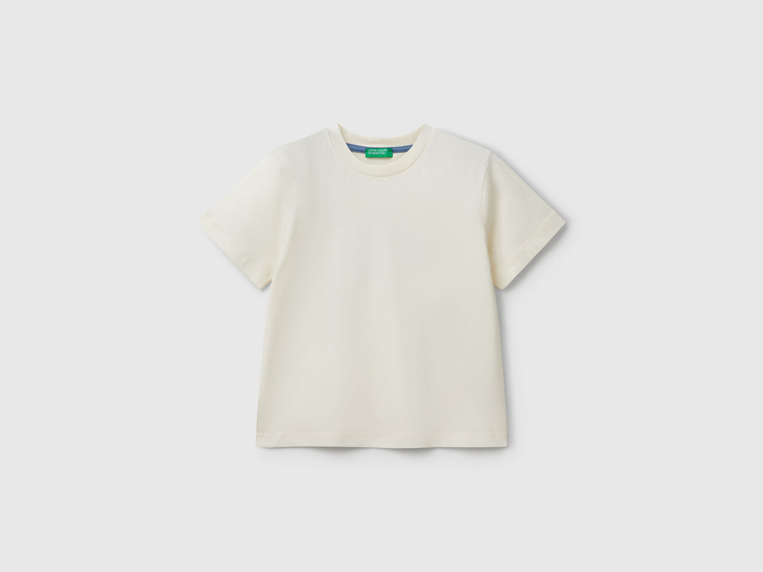 Benetton_Crew Neck T-Shirt with Print_35RYG10I7_0R2_01
