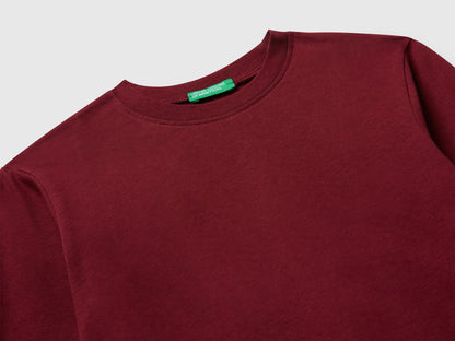 Benetton_Burgundy_Long Sleeve T-Shirt with Print_35RYG10K4_129_03