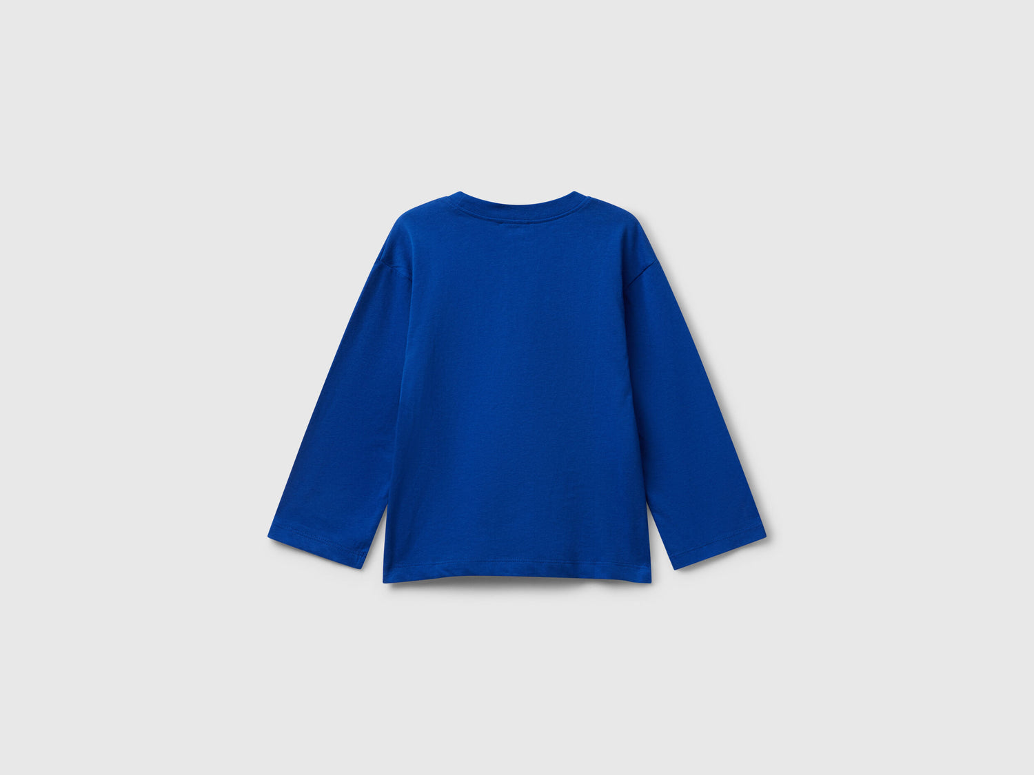 Benetton_Bright Blue_Long Sleeve T-Shirt with Print_35RYG10K4_19R_02