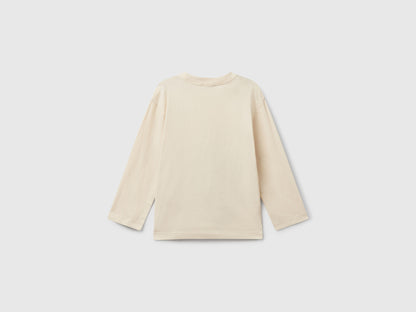 Benetton_Creamy White_Long Sleeve T-Shirt with Print_35RYG10K4_3C9_02