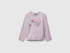 Benetton_Lavender_Cotton T-Shirt with Glittery Print_35RYG10K7_0W1_01