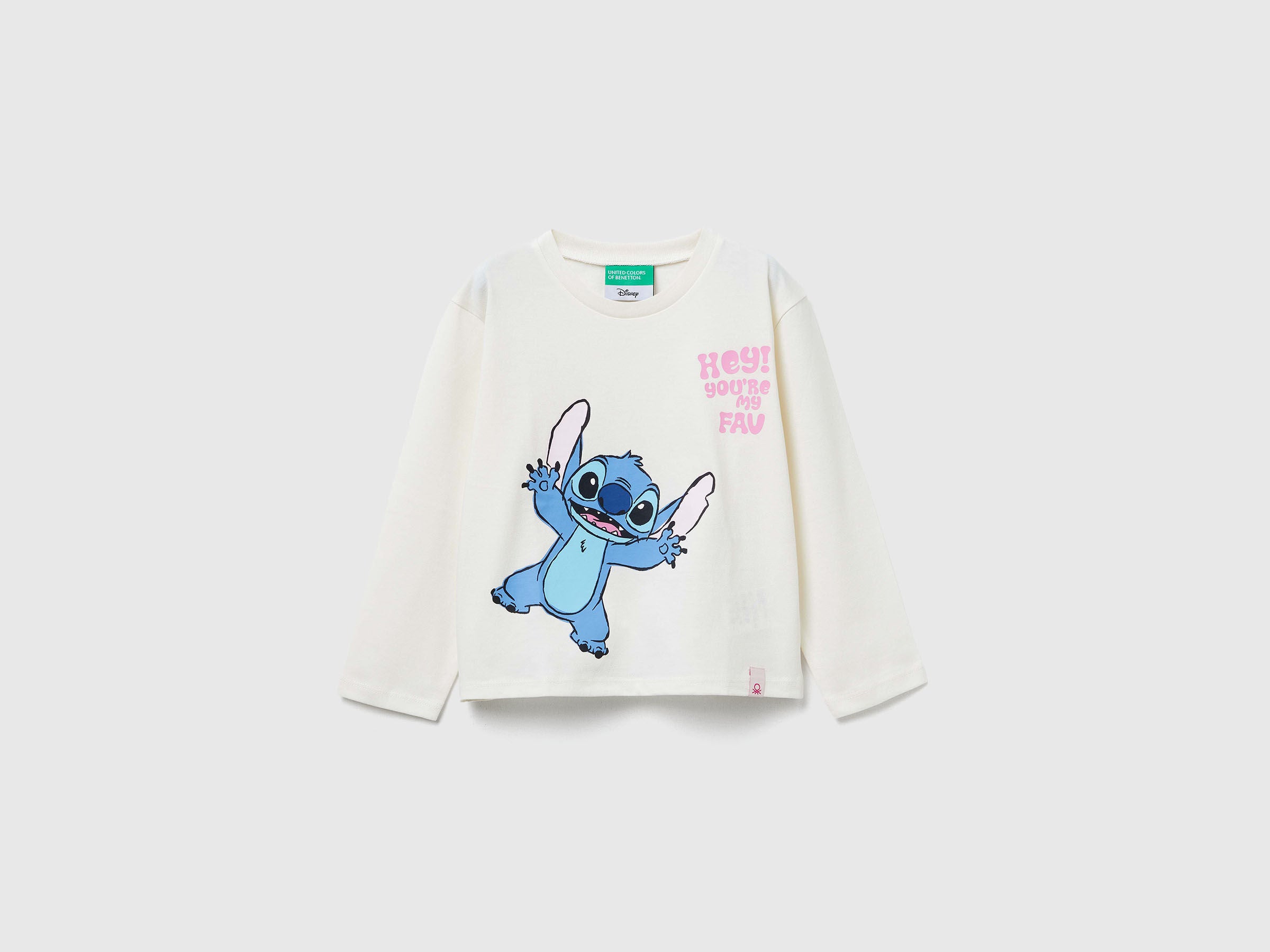 Benetton_Creamy White_Lilo &amp; Stitch ©Disney T-Shirt_35RYG10KC_0R2_01