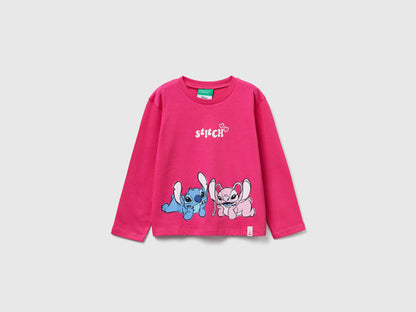 Benetton_Fuchsia_Lilo &amp; Stitch ©Disney T-Shirt_35RYG10KC_1A2_01
