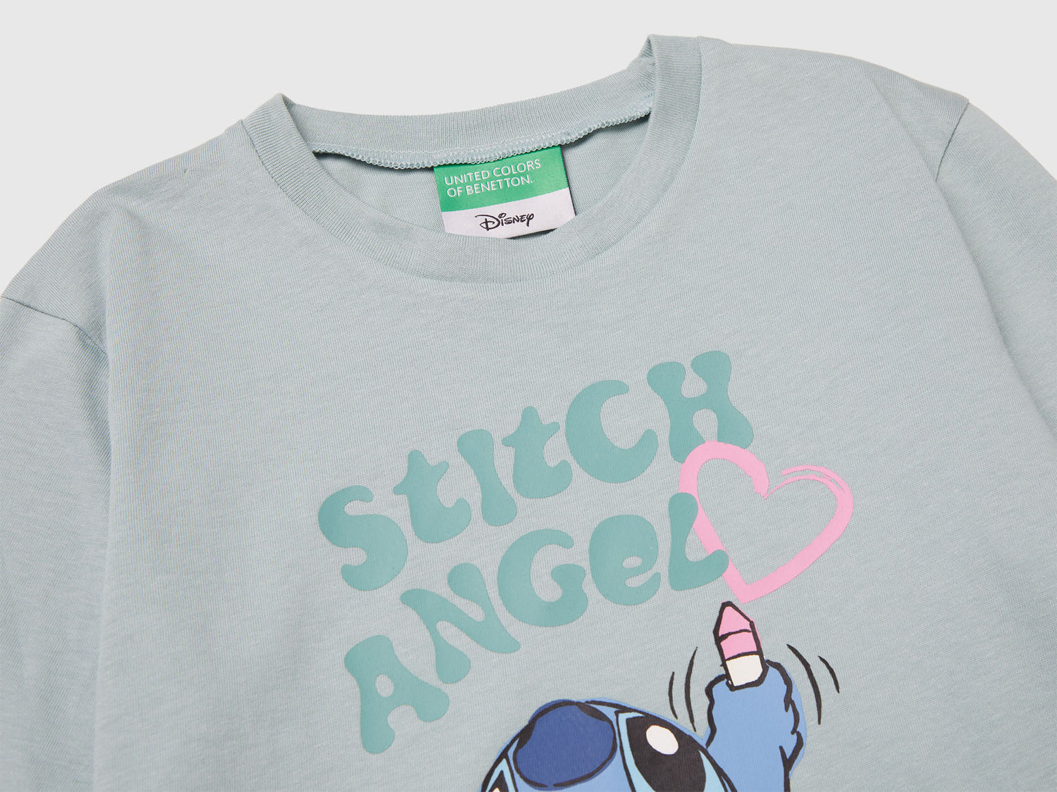Benetton_Aqua_Lilo &amp; Stitch ©Disney T-Shirt_35RYG10KC_30V_03
