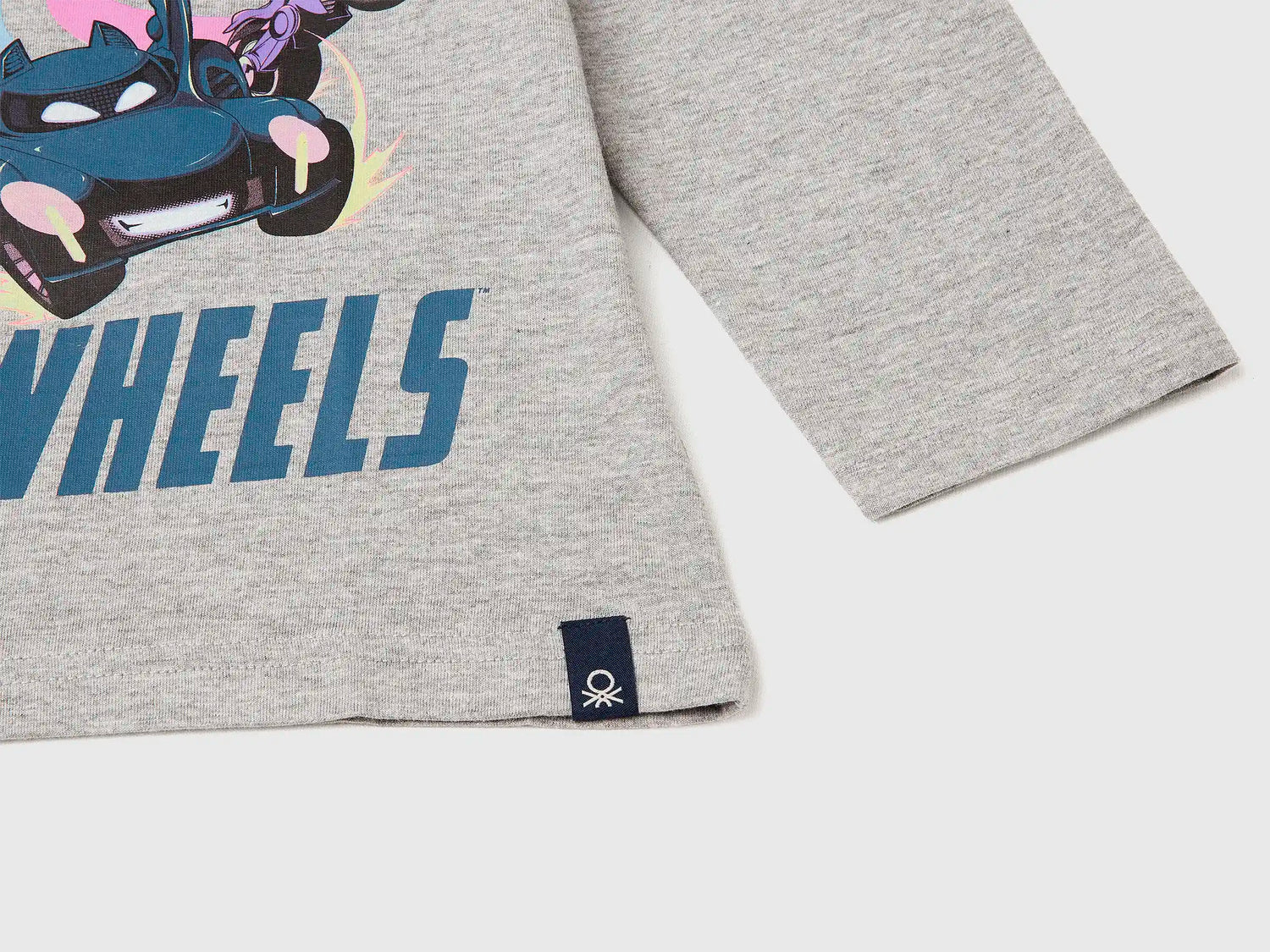 Benetton_Light Gray_T-Shirt Featuring Batwheels ©&amp;ª Dc and Wbei_35RYG10KE_501_03