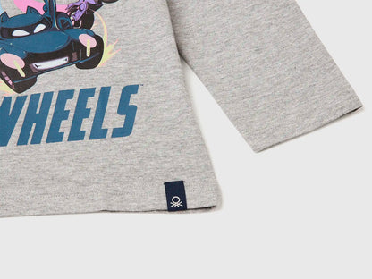 Benetton_Light Gray_T-Shirt Featuring Batwheels ©&amp;ª Dc and Wbei_35RYG10KE_501_03