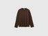 Benetton Brown Men Double-Sleeved T-Shirt in 100% Cotton SKU: 35URU10CV_2C0 Image 01