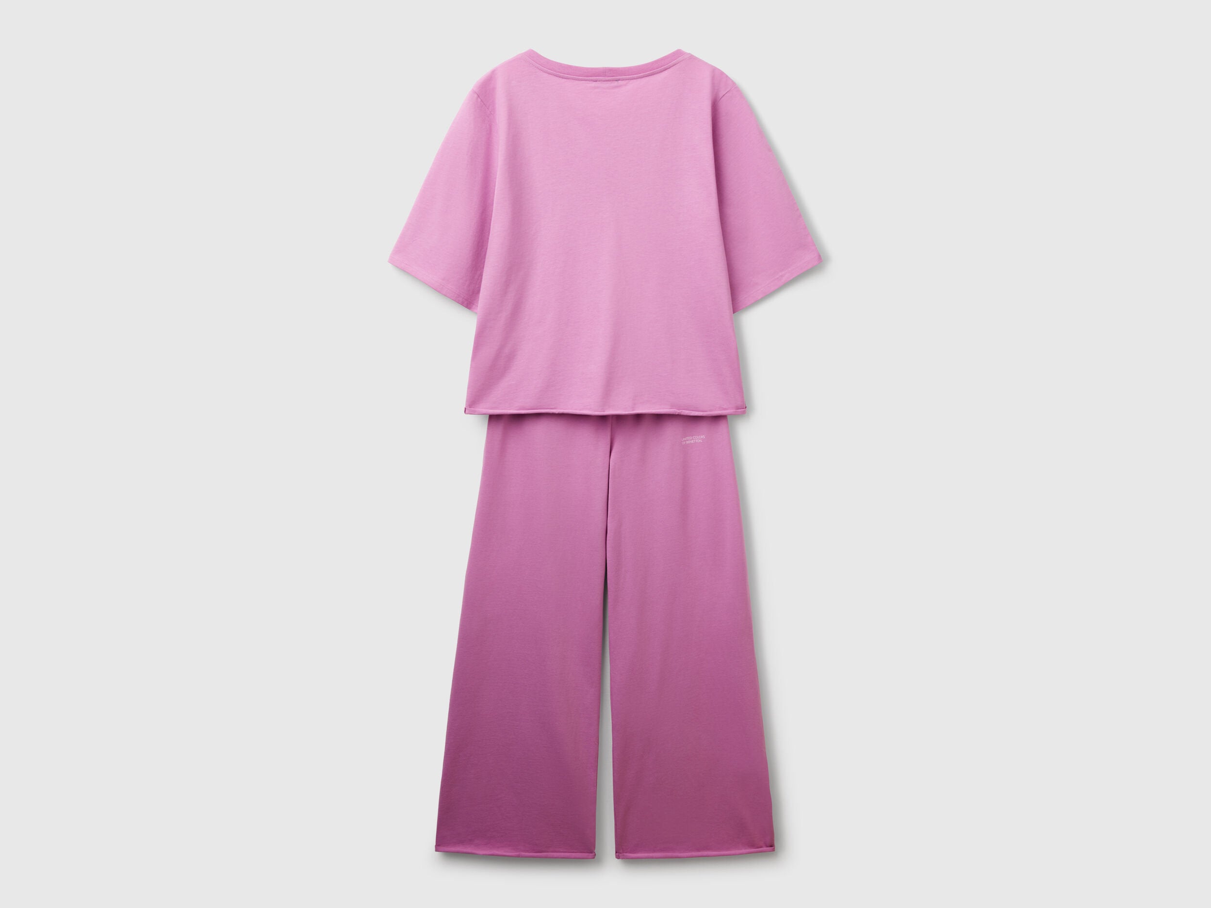 Benetton_Loose-Fitting Pyjamas in Pure Cotton_35VB3P03P_3Z4_05