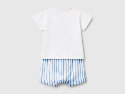 Benetton_Set T-Shirt+Shorts_35ZEAK013_901_02