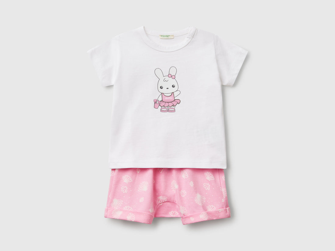Benetton_Set T-Shirt+Shorts_35ZEAK013_903_01