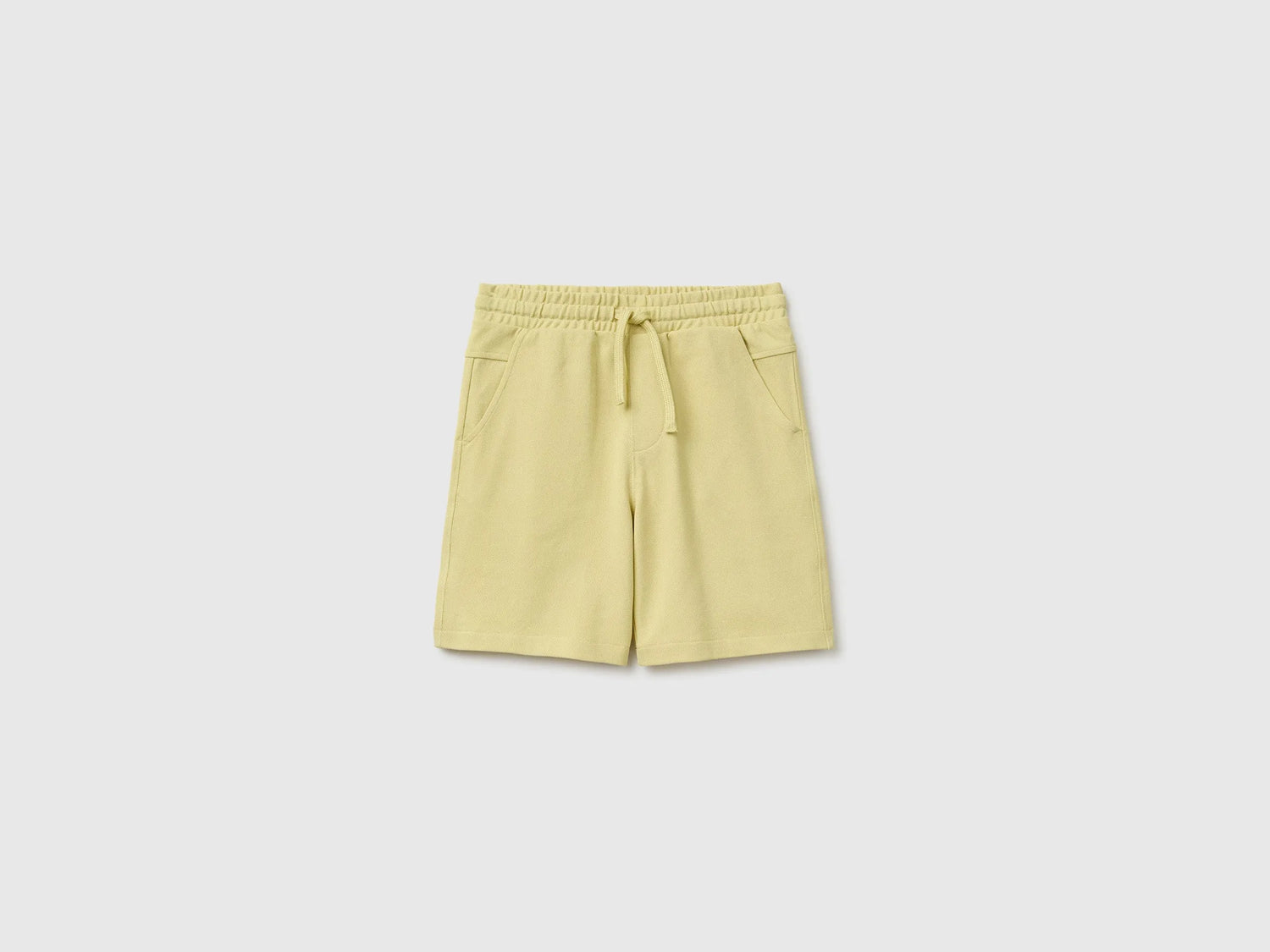 Benetton Yellow Boys Soft Bermuda Shorts SKU: 35ZNC903U_228 Image 01