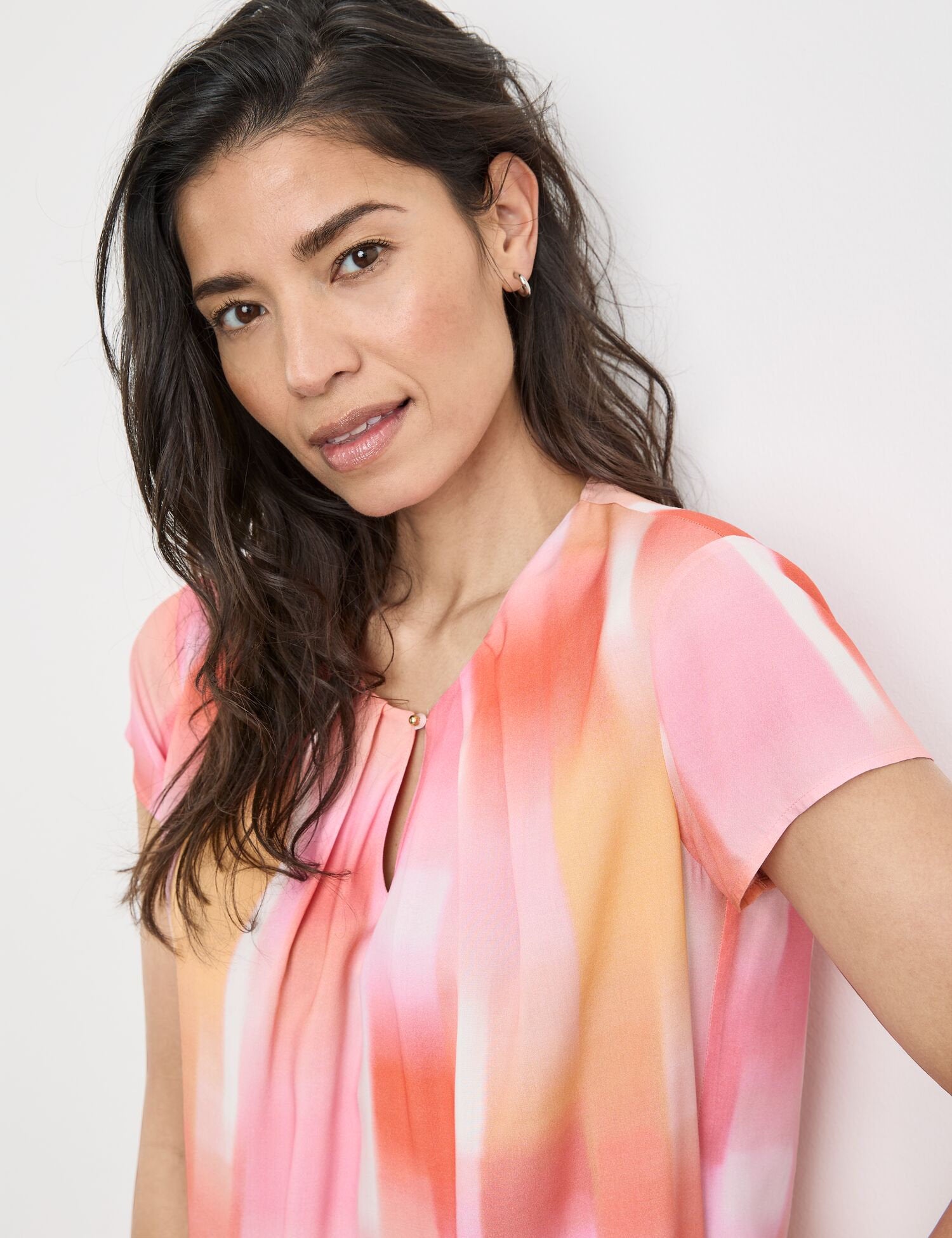 Flowing Blouse With Colour Graduation_360035-31423_3038_02