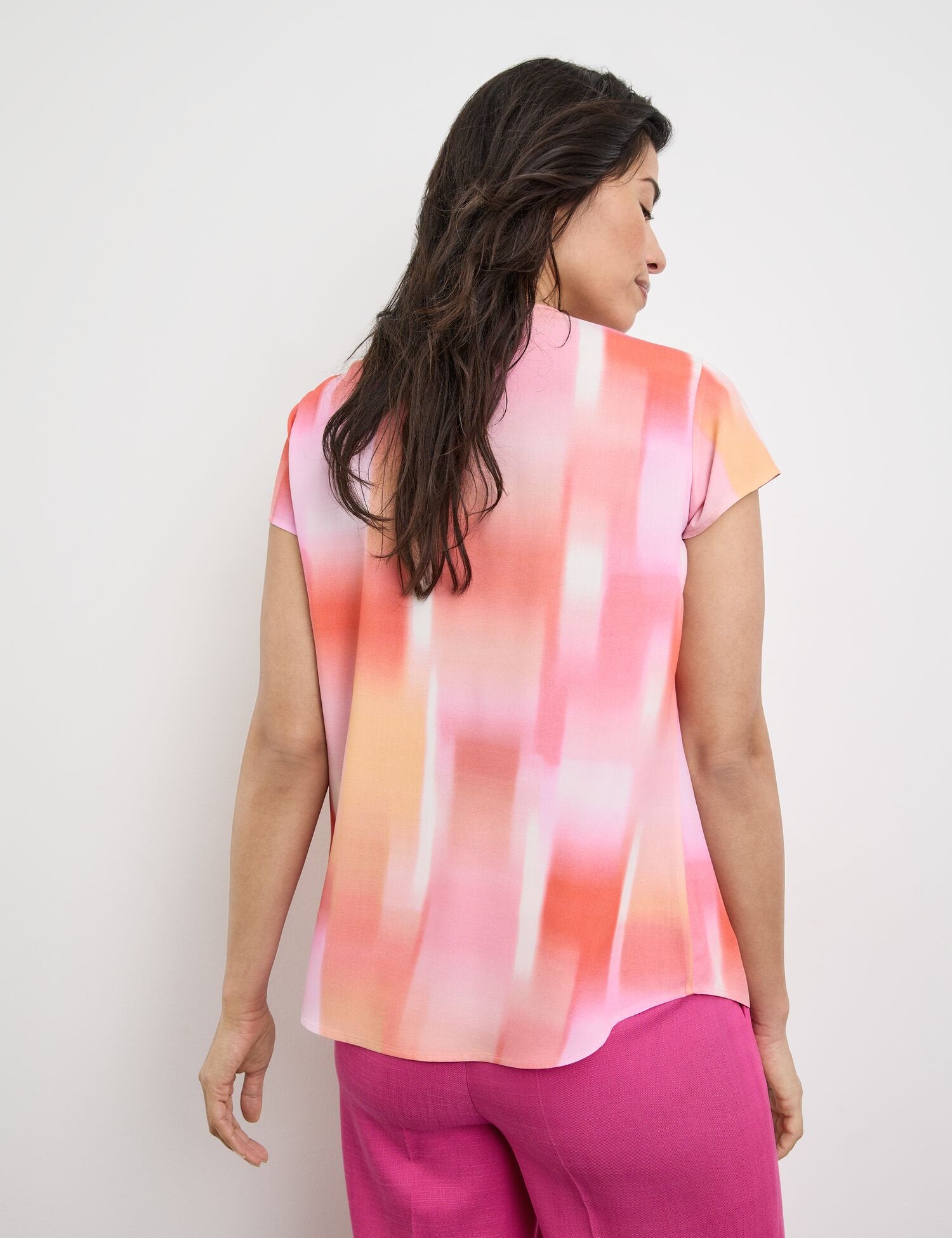Flowing Blouse With Colour Graduation_360035-31423_3038_06