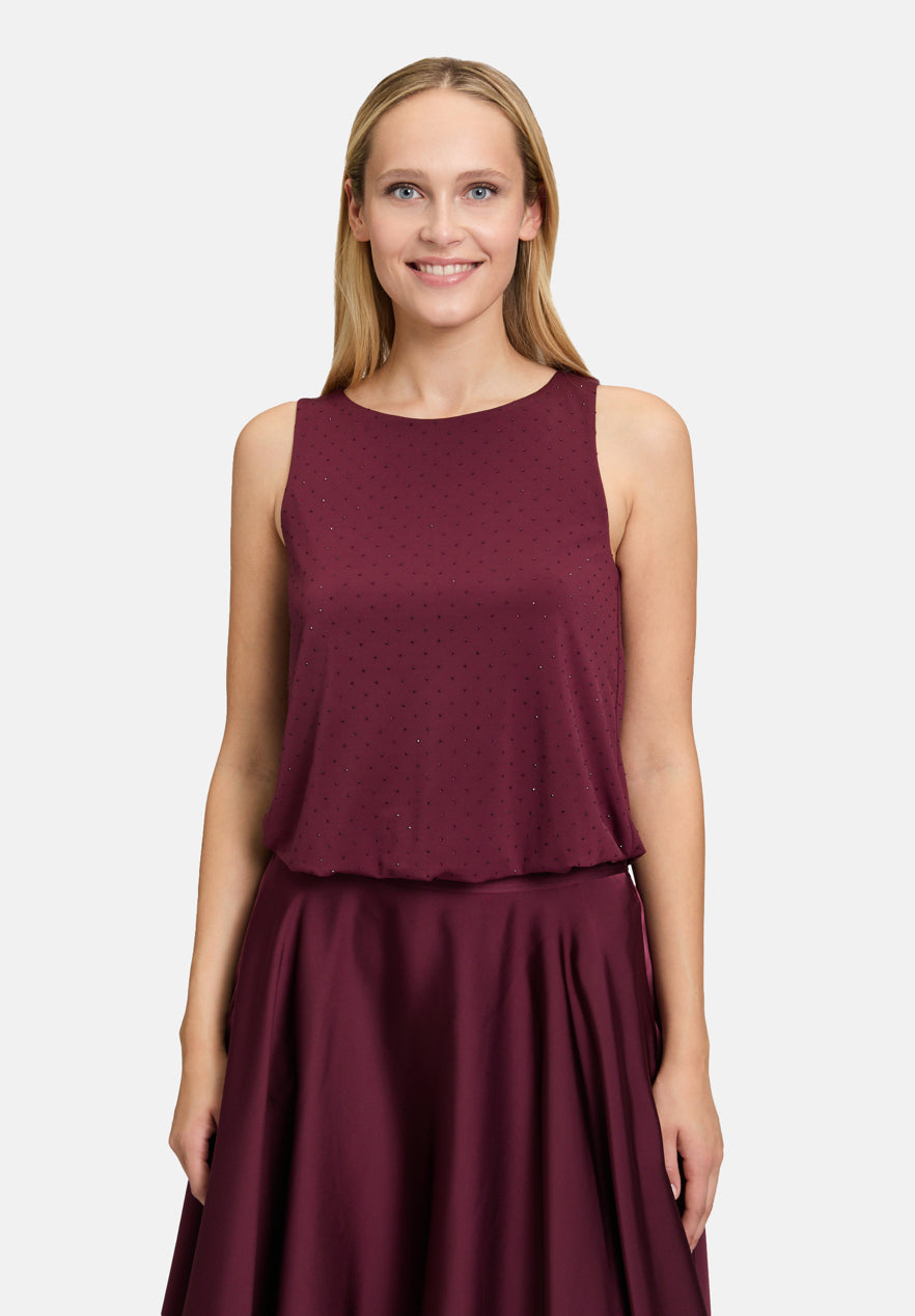 Vera Mont_Deep Dahlia_Blouse Top in Glitter Look_3605-4046_4715_01