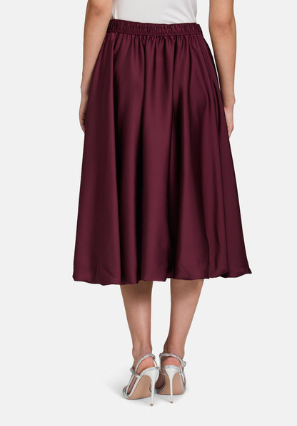 Vera Mont_Deep Dahlia_Balloon Skirt with Elastic Waistband_3610-4262_4715_04