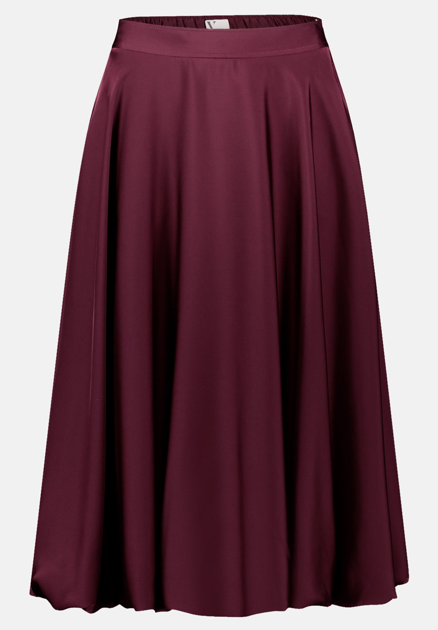 Vera Mont_Deep Dahlia_Balloon Skirt with Elastic Waistband_3610-4262_4715_05