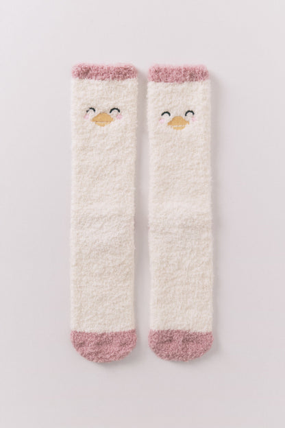 Women Secret_Multi-Color_Beige Duck Long Socks_3612458_34_01