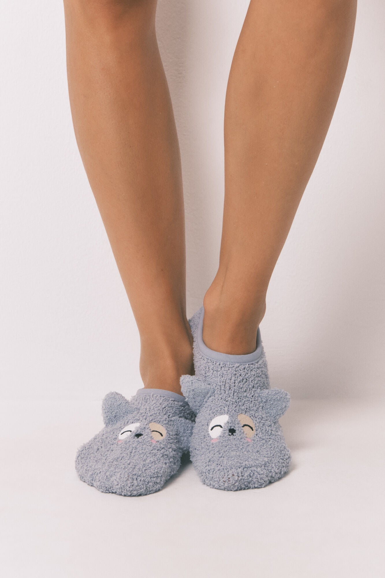 Women Secret_Medium Blue_Blue Dog Slip-On Socks_3612459_12_01