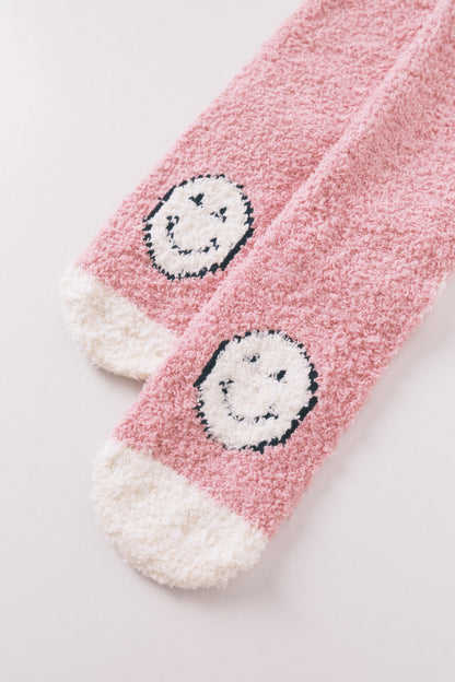Women Secret_Multi-Color_Pink Smiley Long Socks_3612460_71_02