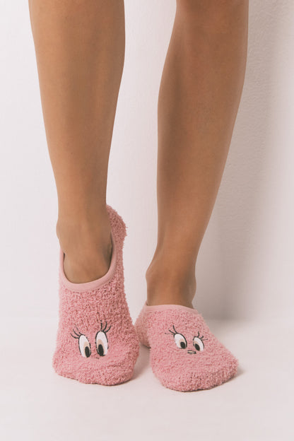 Women Secret_Pink_Pink Tweety Slip-On Socks_3612463_71_01