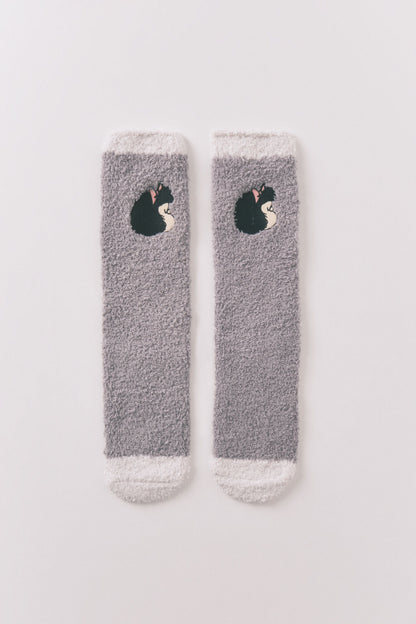Women Secret_Light Grey_Mafalda Light Grey Long Socks_3612469_47_01