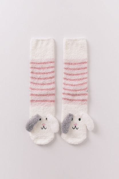 Women Secret_Multi-Color_White Dog Long Socks_3612473_99_01