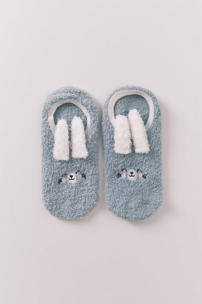 Women Secret_Green_Green Rabbit Slip-On Socks_3612474_27_03