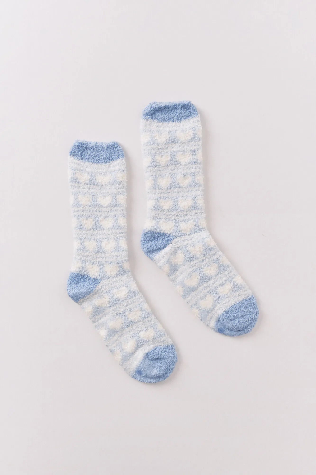 Women Secret_Medium Blue_Long Hair Socks with Blue Heart Print_3612485_12_01