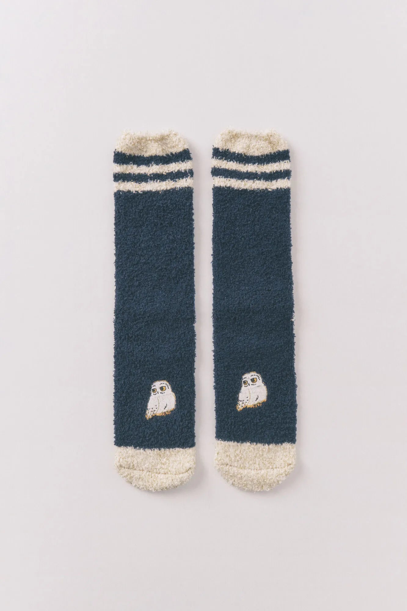 Women Secret_Navy_Harry Potter Print Long Fur Socks_3612486_10_02