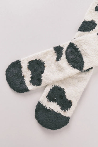 Women Secret_White_Long 3D Cow Print Hair Socks_3612487_99_02