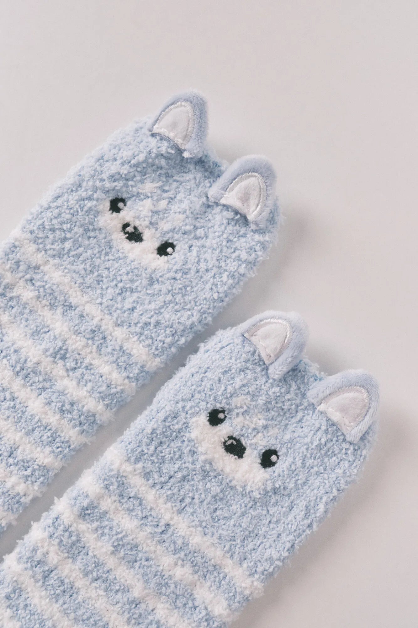 Women Secret_Medium Blue_Long Hair Socks with 3D Bear Print_3612493_12_04