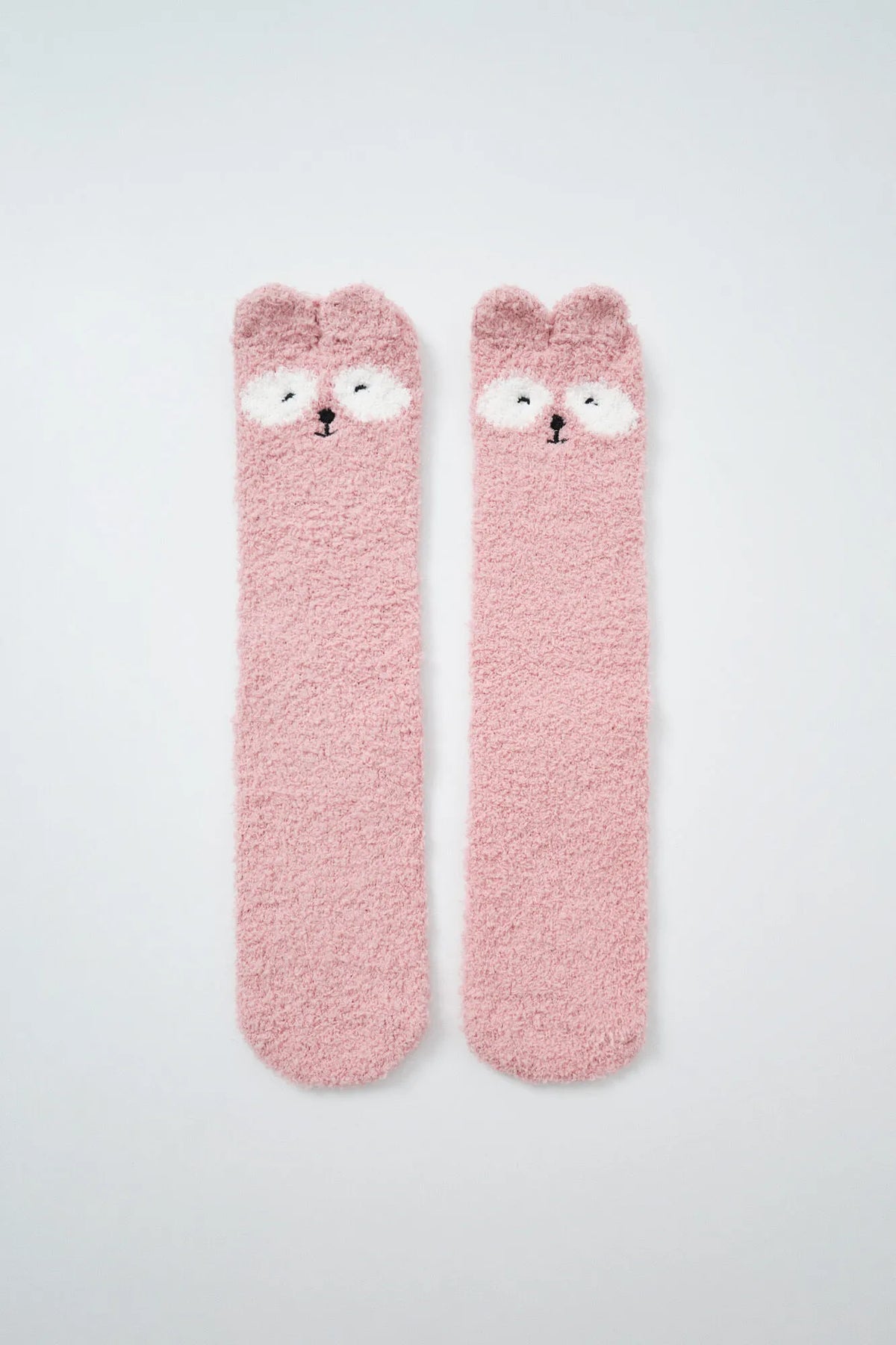 Women Secret Pink Women Pink Long Dog Socks SKU: 3614774_71 Image 01