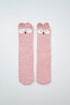 Women Secret Pink Women Pink Long Dog Socks SKU: 3614774_71 Image 01