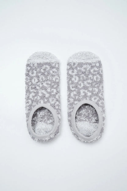 Women Secret Light Brown Women Grey Animal Print Slip-On Socks SKU: 3614777_32 Image 01