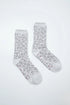 Women Secret Medium Grey Women Grey Animal Print Long Socks SKU: 3614780_46 Image 01
